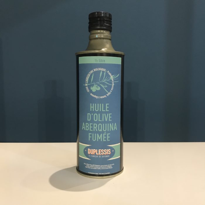 Huile d'olive Arbequina fumée
