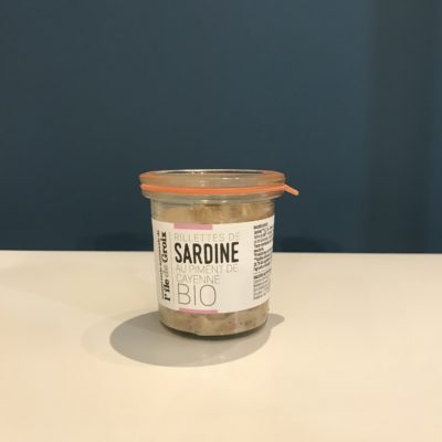RILLETTES DE SARDINES AU PIMENT DE CAYENNE BIO - GROIX & NATURE