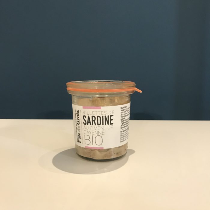 RILLETTES DE SARDINES AU PIMENT DE CAYENNE BIO - GROIX & NATURE
